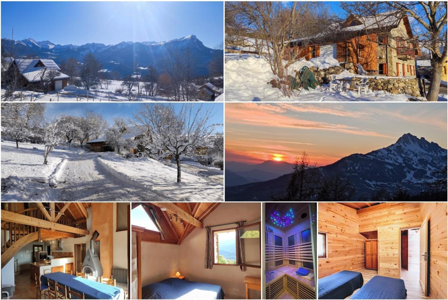Chalet Mounette Ski Sauna Lac Embrun Puy-Sanieres Exterior foto